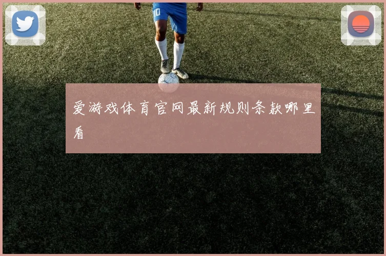 爱游戏体育官网最新规则条款哪里看